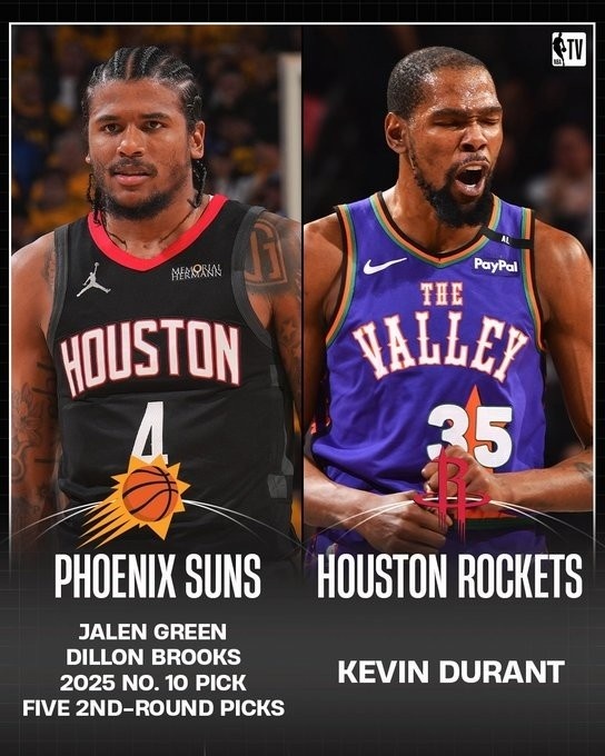 KD交易的赢家输家：小贾&伊森恐只能一人留队 太阳要和湖人抢五号位